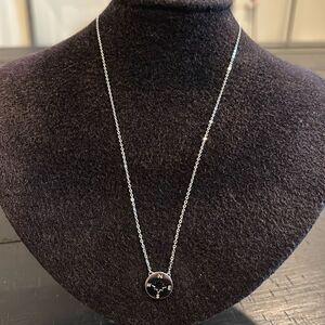 925 Sterling Silver Chain Compass Charm Follow Your Journey Necklace